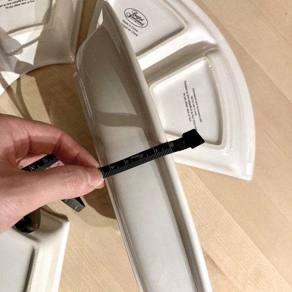 4 pcs ceramic party/serving trays set - Picture 4 of 4